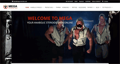 Desktop Screenshot of mega-steroids.com