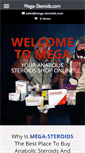 Mobile Screenshot of mega-steroids.com